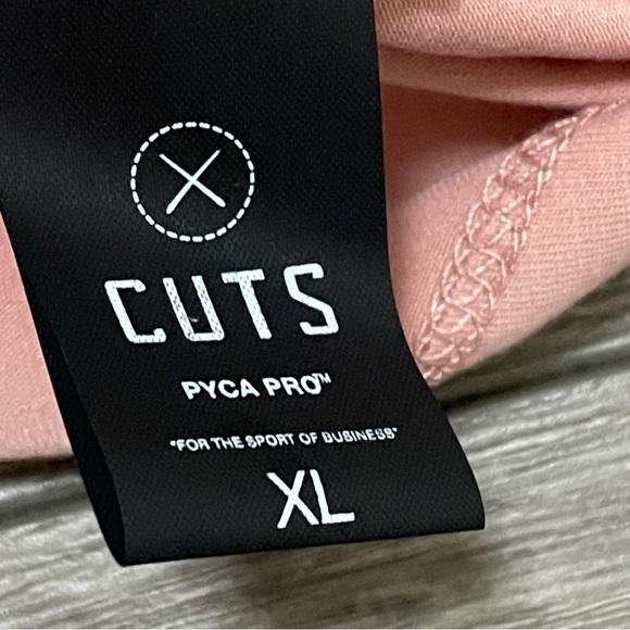 2 Cuts Clothing Long Sleeve Tee T-Shirt Crew Neck Curve Hem Pyca Pro Sz XL NEW - Picture 11 of 13